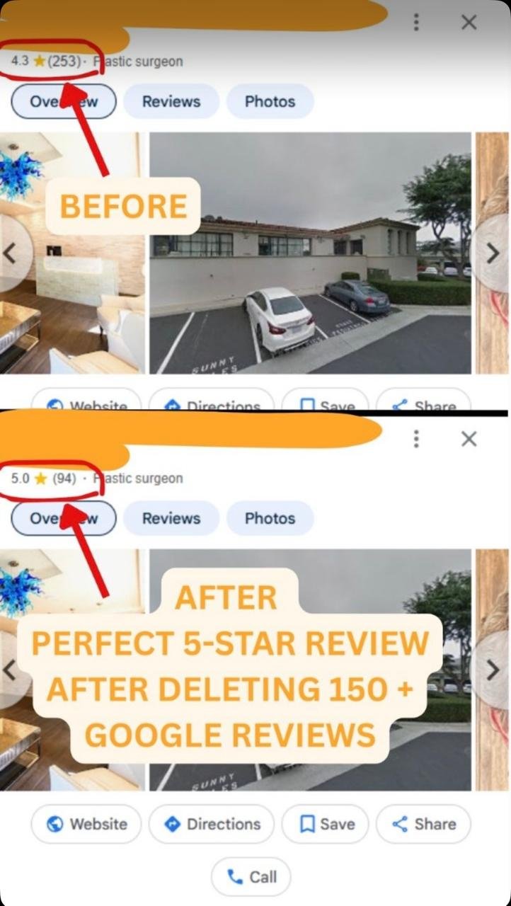 Before and After Google Rating 2