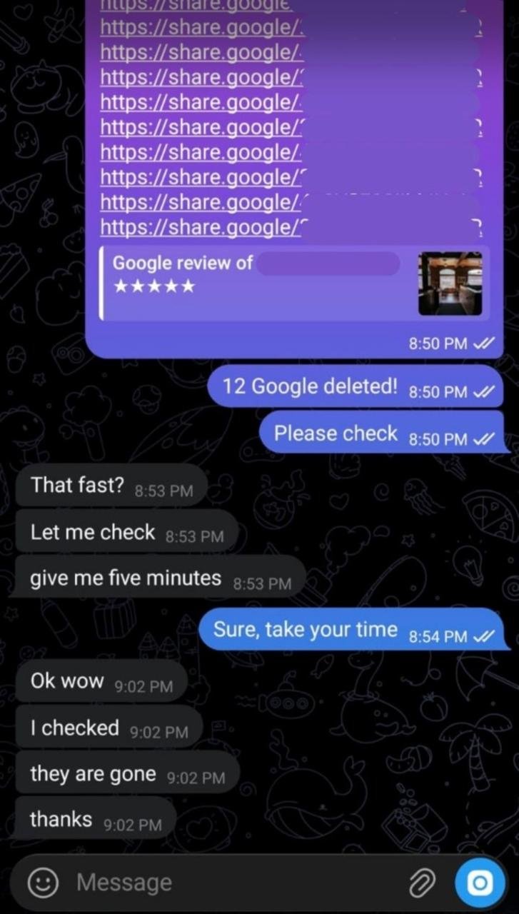Client WhatsApp Chat Testimonial